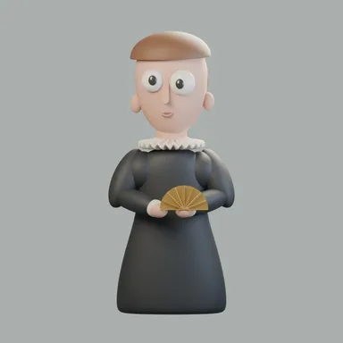Portrait of a Flemish Lady, reimagined in clay